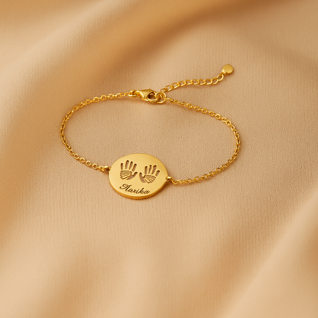 Baby Footprint Bracelet / Bebek Ayak İzi Bileklik