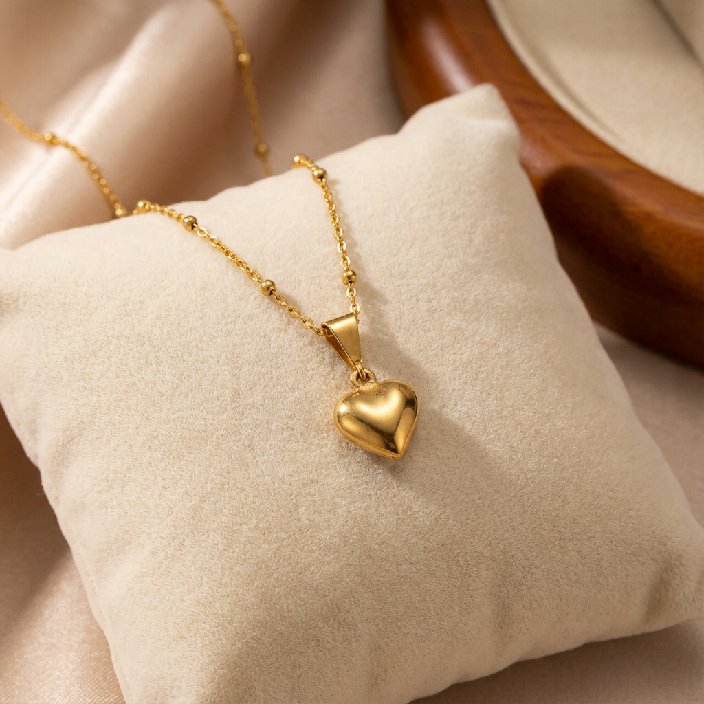 Bubble Heart Necklace / Balon Kalp Kolye