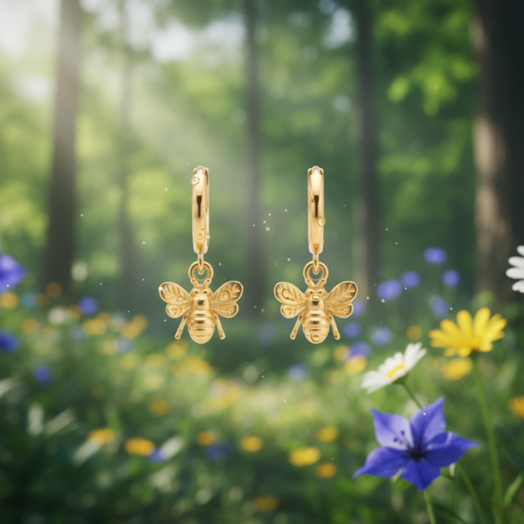 Bee Earings / Arı Küpe